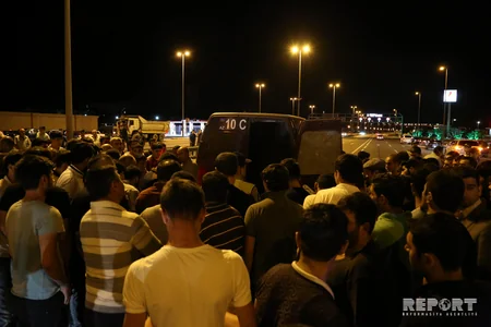 Aeroport yolunda “Audi” piyadanı vuraraq öldürüb - FOTO - VİDEO - YENİLƏNİB