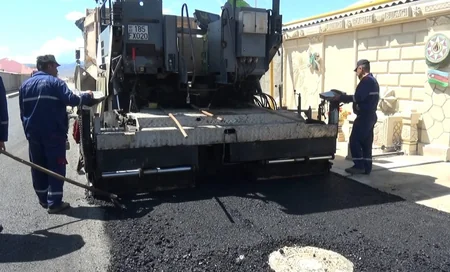 В Нахчыване реконструируют автодороги