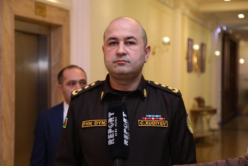 FHN rəsmisi: Hoteldə yanğınla bağlı təlim zamanı şərti xəsarət alan şəxslər hadisə yerindən təxliyə olunub