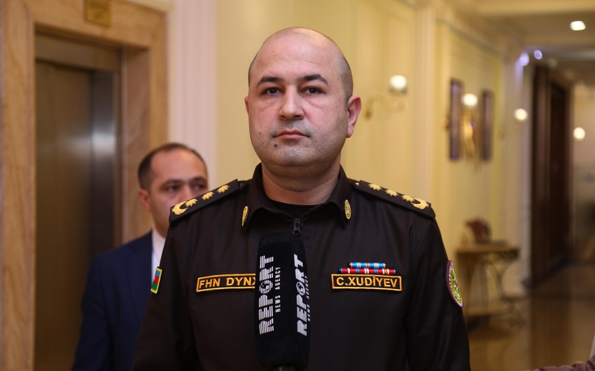 FHN rəsmisi: Hoteldə yanğınla bağlı təlim zamanı şərti xəsarət alan şəxslər hadisə yerindən təxliyə olunub