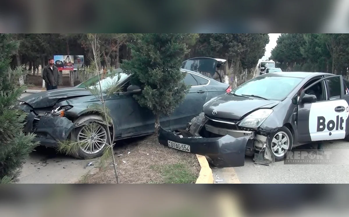 Sumqayıtda ağır yol qəzası olub, xəsarət alanlar var
