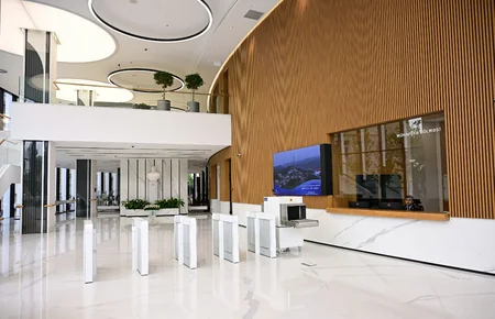 Prezident İlham Əliyev DGK-nın yeni inzibati binasının açılışında iştirak edib