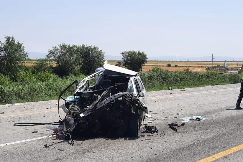 Hacıqabulda yol qəzasında 3-ü bir ailənin üzvü olmaqla 4 nəfər xəsarət alıb