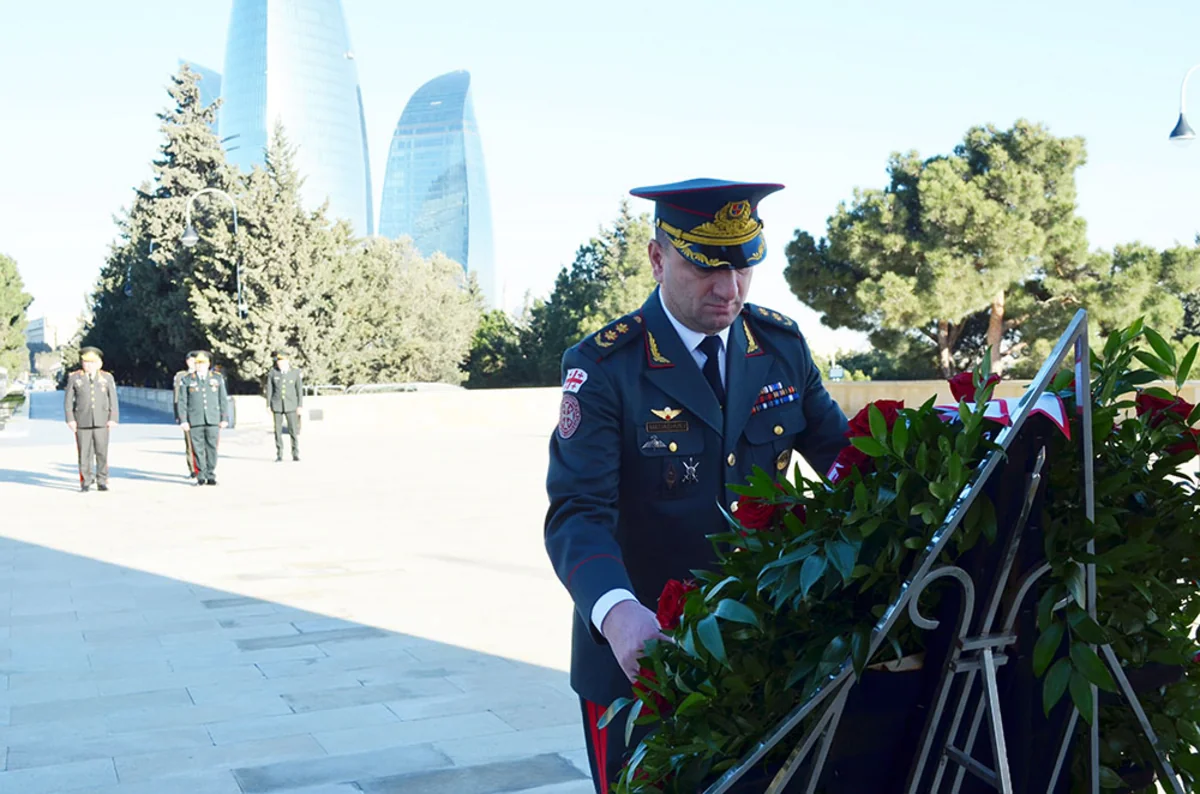 Chief of Georgian Defense Forces arrives in Azerbaijan