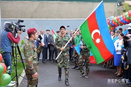 US build a new school for IDPs from Lachin district of Azerbaijan