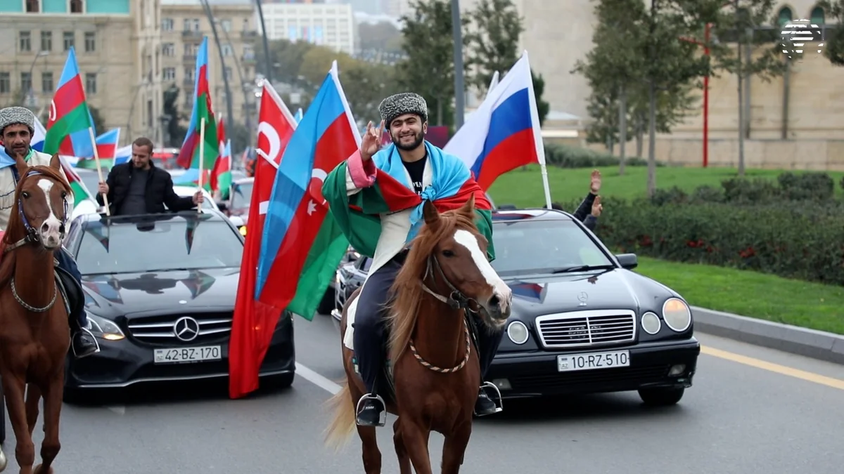 Bakıda Ağdamın işğaldan azad olunması coşqu ilə qeyd edilib
