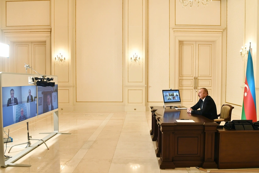 Prezident Signify şirkətinin baş icraçı direktorunu videoformatda qəbul edib - YENİLƏNİB