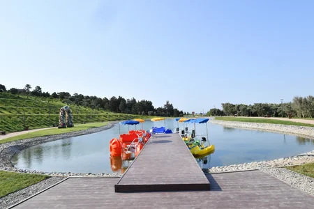President, First Lady attend opening of new park in Baku
