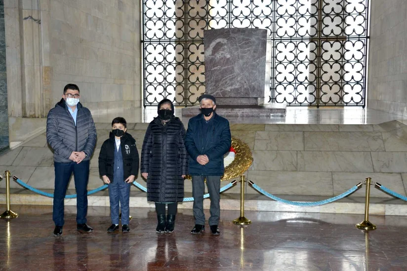 Şəhid baş leytenant Valeh Məmiyevin ailəsi Hulusi Akarın dəvəti ilə Türkiyəyə gedib