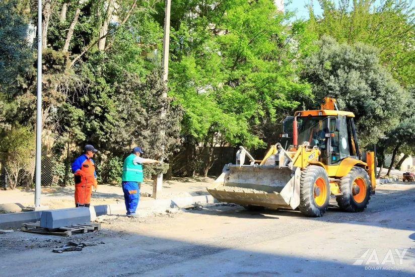 Начался капитальный ремонт улицы Джалила Мамедгулузаде в Баку