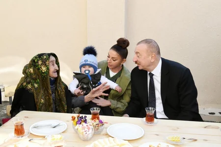 Prezident İlham Əliyev və birinci xanım Mehriban Əliyeva Şamaxıda səfərdə olublar - YENİLƏNİB