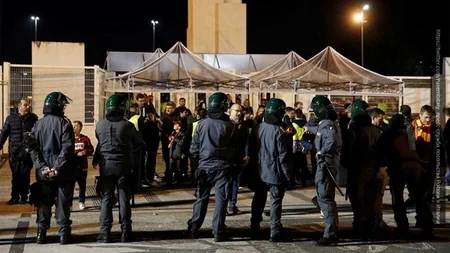 Romada rus və italiyalı azarkeşlər arasında kütləvi dava olub - VİDEO