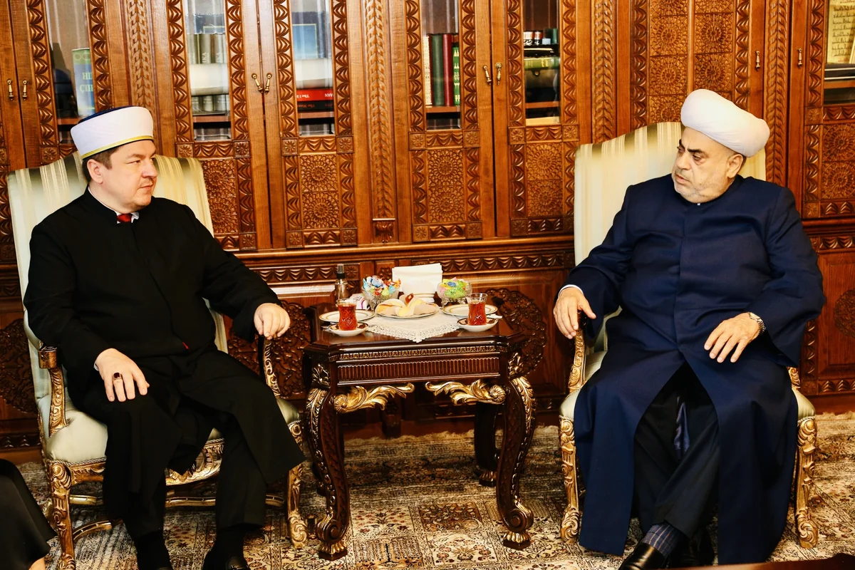 Polşanın Baş müftisi Azərbaycana gəlib, Allahşükür Paşazadə ilə görüşüb
