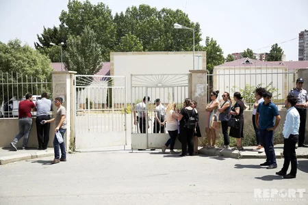 Bakıda imtahan həyəcanı - FOTOREPORTAJ - VİDEO