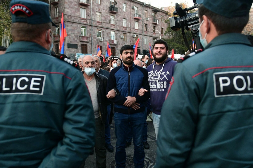 Armenian opposition stages rally in Yerevan