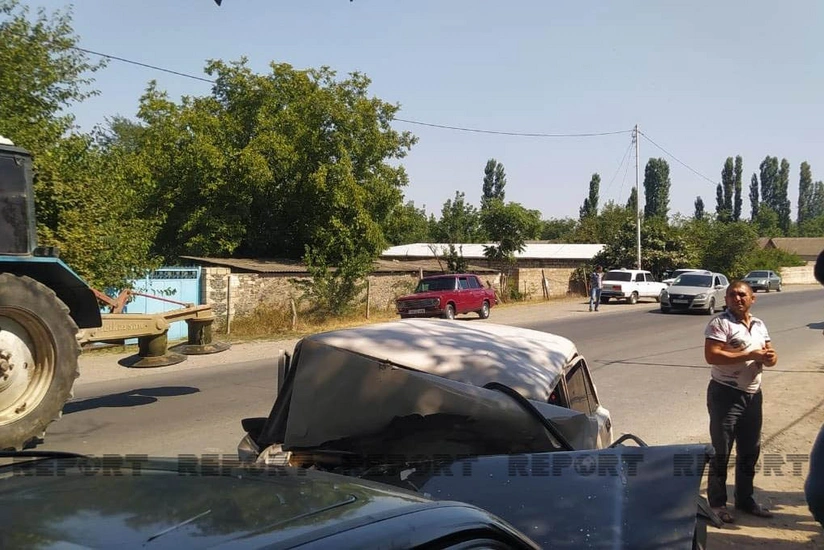 Tovuzda avtomobillər toqquşub, ölən və xəsarət alanlar var 