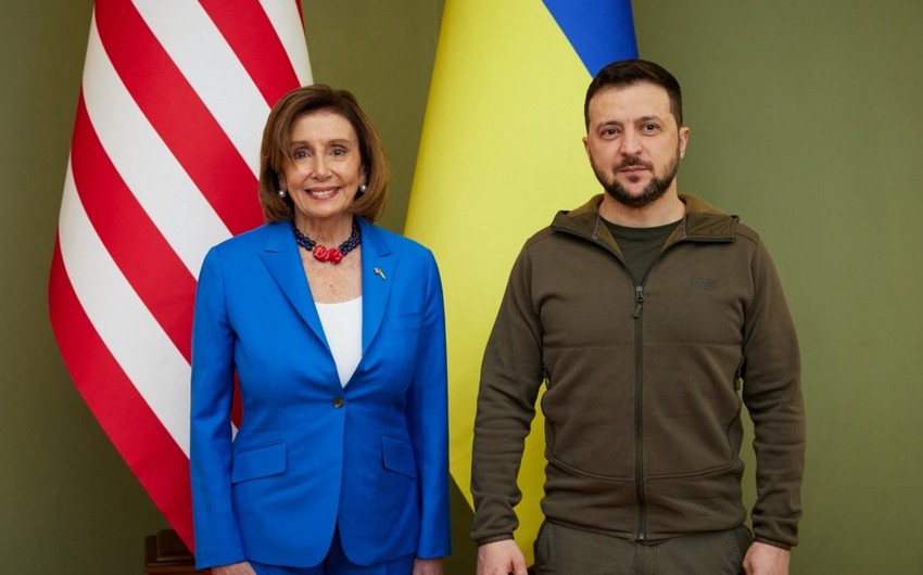 Zelenski ilə Pelosi arasında telefon danışığı olub
