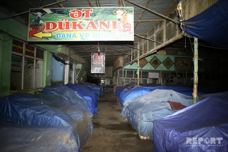 “Sabunçu bazarı”nda baş verən yanğından - FOTOREPORTAJ