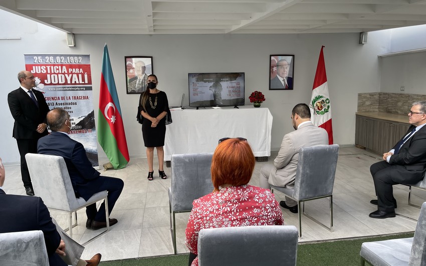 Peruda Xocalı soyqırımı qurbanlarının xatirəsi anılıb