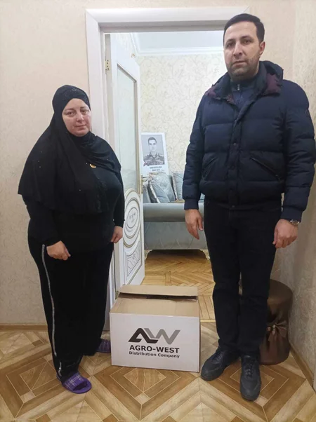 Aqro-Vest DC şəhid ailələrinə bayram sovqatı paylayıb
