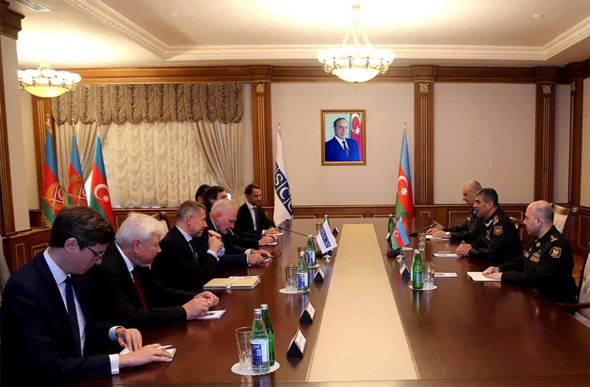 Zakir Hasanov discusses latest situation on contact line with Co-Chairs