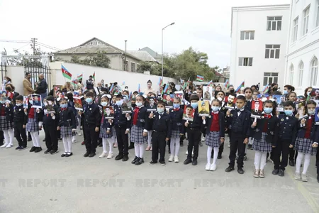 Vətən müharibəsi şəhidlərinin xatirə lövhəsi açılıb