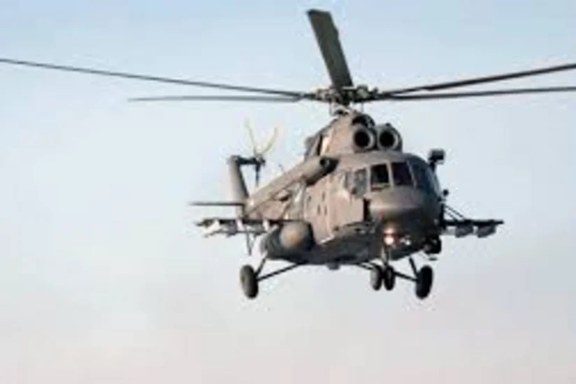 В России упал вертолет Ми-8