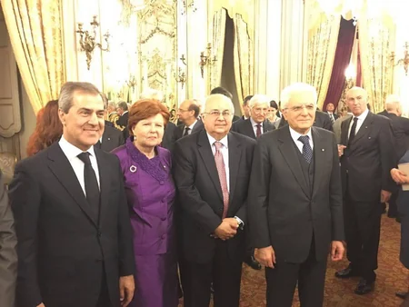 ​İtaliya Prezidenti Nizami Gəncəvi Beynəlxalq Mərkəzinin üzvlərini qəbul edib