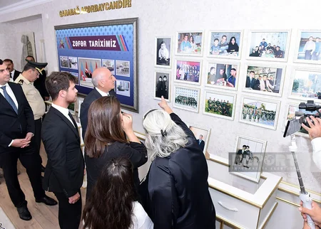 Sumqayıtda şəhid mayor Anar Şükürovun büstünün və xatirə muzeyinin açılışı olub