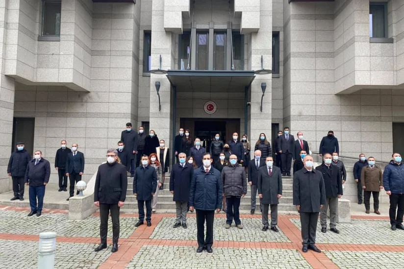 Türkiyənin Bakıdakı diplomatları Vətən müharibəsi şəhidlərinin xatirəsini anıb