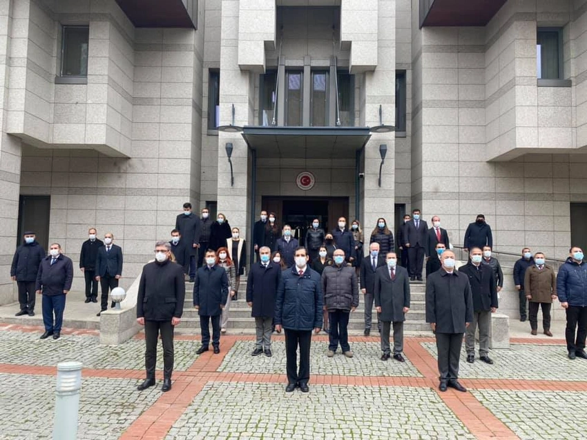 Türkiyənin Bakıdakı diplomatları Vətən müharibəsi şəhidlərinin xatirəsini anıb