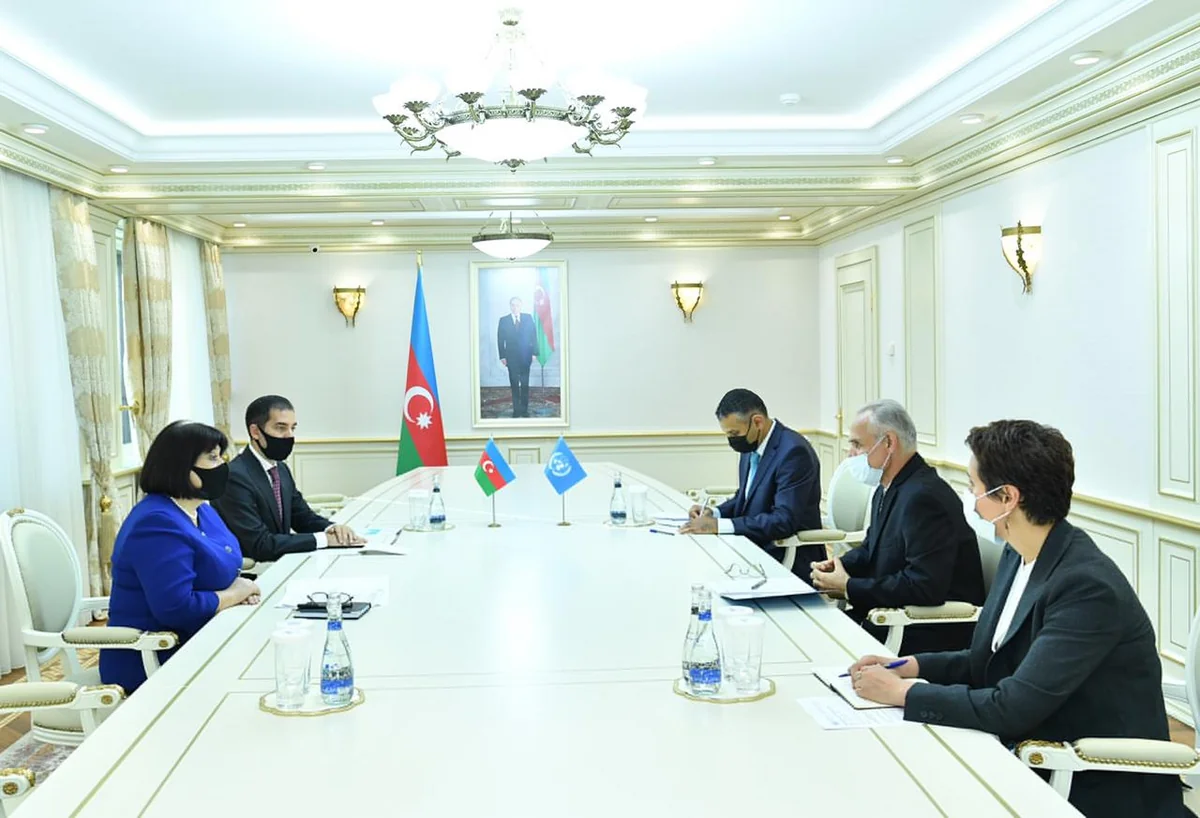 Sahiba Gafarova meets with UN representative