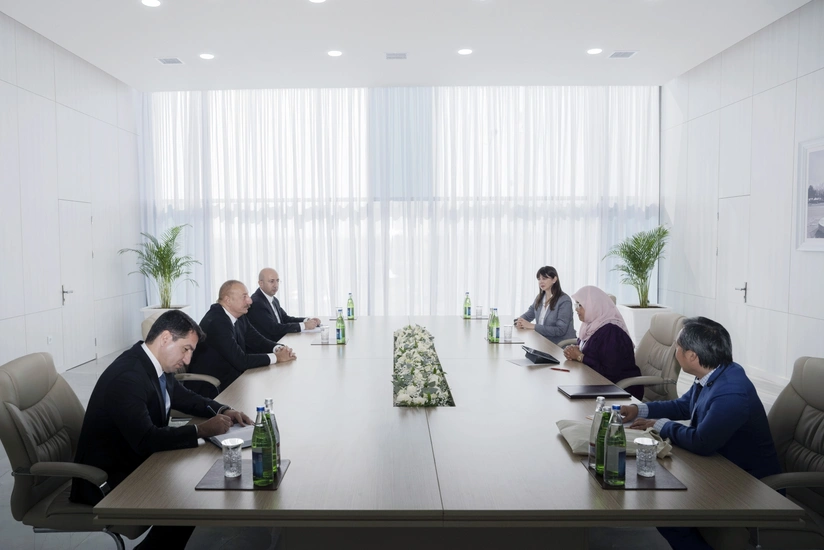 Президент Ильхам Алиев принял исполнительного директора UN-HABITAT