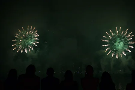 Video demonstrating fireworks during the days of Azerbaijani Culture in Cannes revealed
