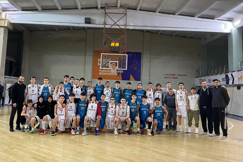 Azərbaycanın basketbol millisi Gürcüstanda daha iki qələbə qazanıb