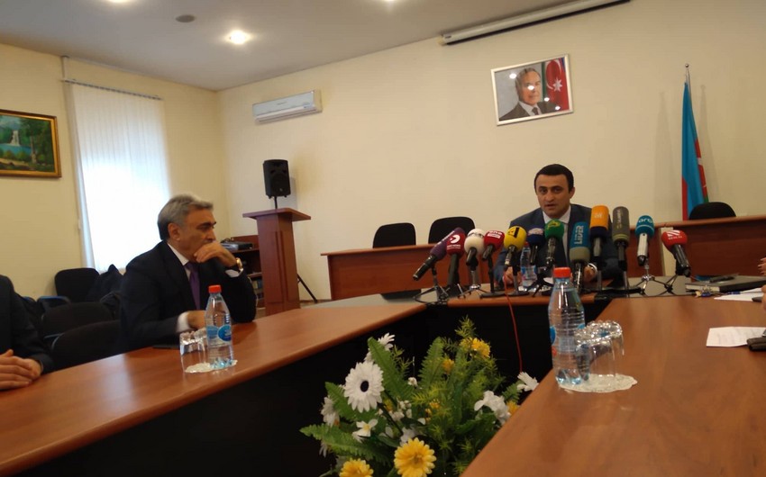 Gənclər və İdman Nazirliyində Avropa çempionatından qayıdan karateçilərlə görüş keçirilib