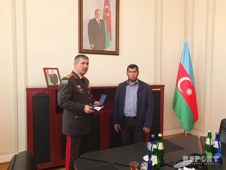 Zakir Həsənov Gürcüstanda yaşayan şəhid ailələri ilə görüşüb - FOTO
