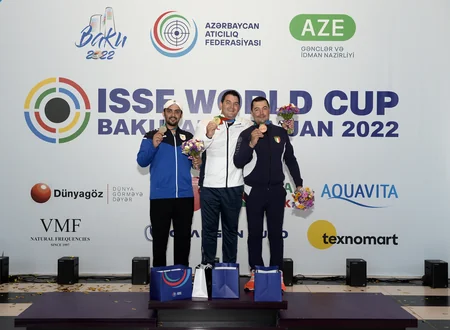Stend atıcılığının səngər növü üzrə final yarışının qalibləri bəlli olub
