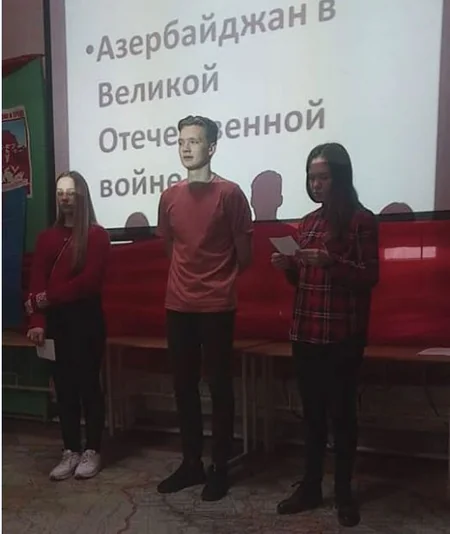 В России состоялось мероприятие на тему Роль Азербайджана в Великой отечественной войне - ФОТО