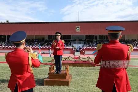 Heydər Əliyev adına Hərbi İnstitutda növbəti buraxılış mərasimi keçirilib