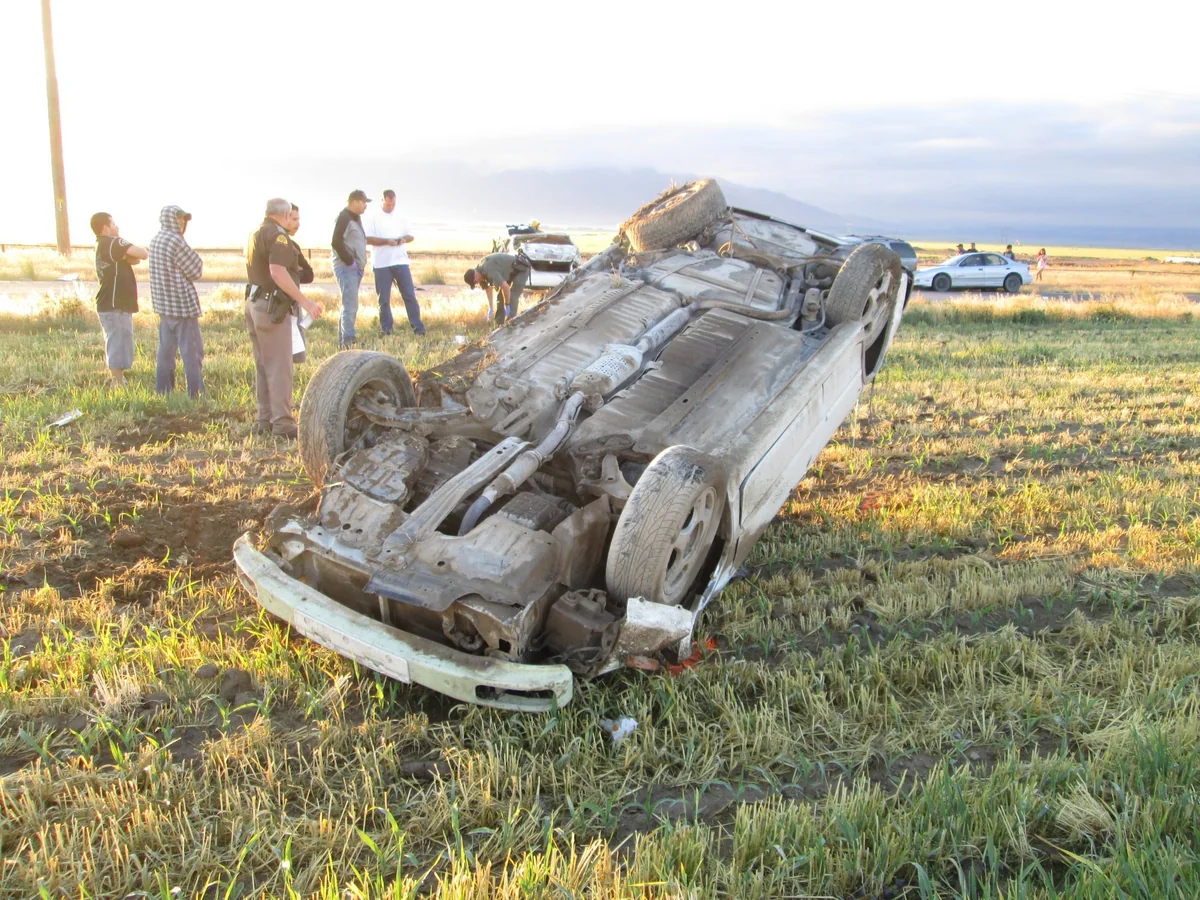 Mingəçevirdə avtomobil aşaraq yanıb - VİDEO - YENİLƏNİB-2