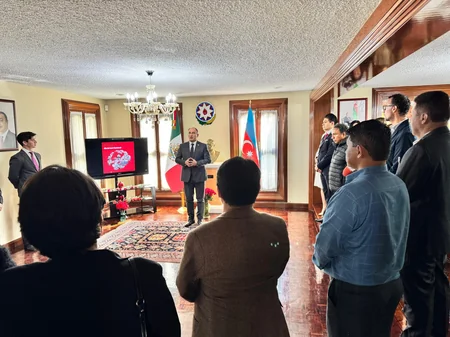 Mexikoda 20 Yanvar şəhidlərinin xatirəsi yad olunub