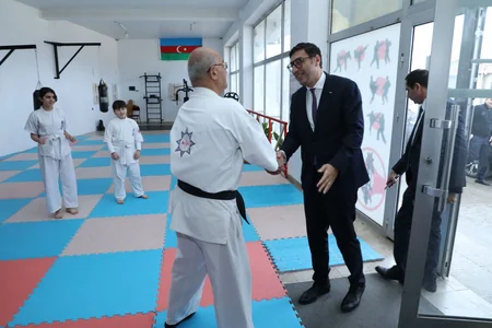 Gənclər və idman naziri “Lənkəran” İdman Klubunun fəaliyyəti ilə tanış olub