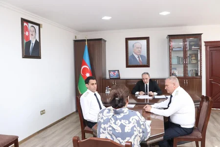 Baş prokuror Tovuz rayonunda vətəndaşları qəbul edib