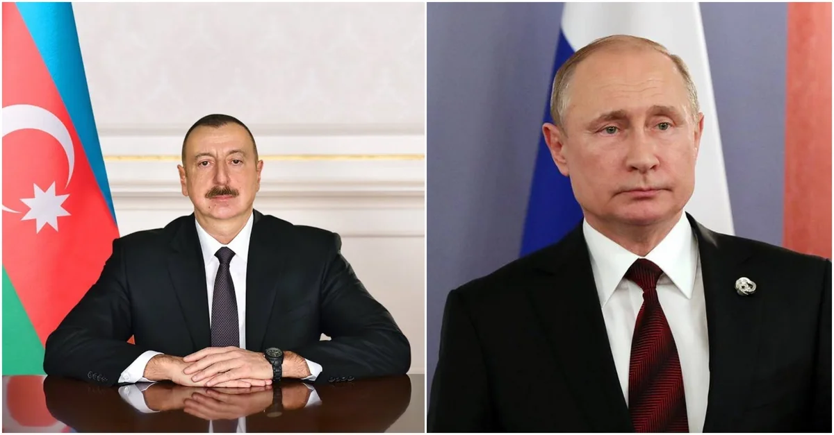 Prezident İlham Əliyev Vladimir Putinə başsağlığı verib