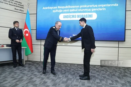 Azərbaycanda 56 hüquqşünas prokurorluq orqanlarına qəbul edilib