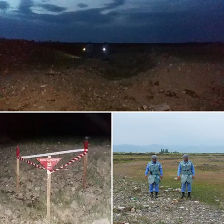 Ağcabədidə piyada əleyhinə mina və iki raket tapılıb