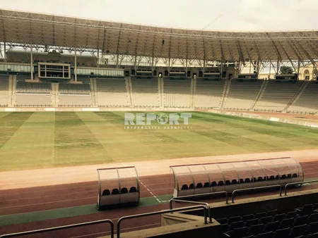 Tofiq Bəhramov adına stadionun ot örtüyünün təmiri yekunlaşmaq üzrədir