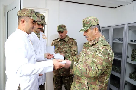 Zakir Hasanov visits Commando Mountain Training Center