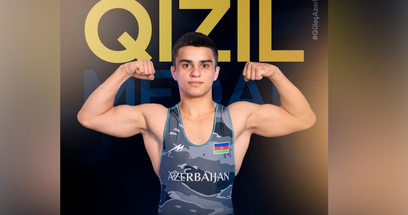 Azərbaycan güləşçisi Avropa çempionu olub